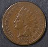 1877 INDIAN CENT  F/VF