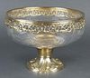 19th C. German Silver and Crystal Centerpiece