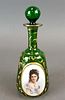 Bohemian Hand Painted Decanter
