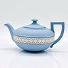 Wedgwood Pale Blue Jasperware Egyptian Teapot