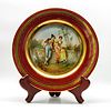 Antique Royal Vienna "Confession Of Love" Charger Plate