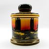 Royal Doulton Glazed Ceramics Tobacco Jar Country Scenery