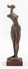 Miro Musulin 'Nude Female' Bronze Sculpture