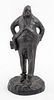 Ethel Meyers for Roman Bronze Works "The Gambler"