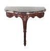 * A Rococo Revival Mahogany Console Height 35 1/2 x width 30 1/2 inches.