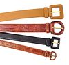 A Collection of Four Leather Belts,