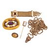VICTORIAN GOLD & GOLD FILLED OR SILVER JEWELRY
