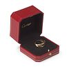 CARTIER TRINITY 18K TRICOLOR GOLD RING