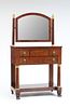 CLASSICAL CARVED AND FIGURED MAHOGANY ORMOLU-MOUNTED DRESSING STAND, NEW YORK, IN THE STYLE OF CHARLES HONORÉ LANNUIER, C. 1820