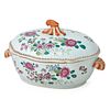 CHINESE EXPORT FAMILLE ROSE LIDDED TUREEN