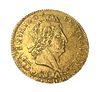 Antique French Double Louis D'or 22K Gold Coin