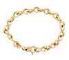Chanel 18K Yellow Gold Interlocking Link Bracelet