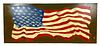 Maxima Lida American Flag Oil Painting on Canvas