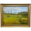 18TH GREEN ROYAL BIRKDALE OIL PAINTING