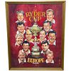 1995 RYDER CUP VICTORIOUS EUROPEAN TEAM WATERCOLOUR PAINTING