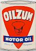 Oilzum Motor Oil Dated Tin Sign 