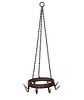 Early Wrought Iron Hanging Rack 