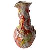Early Marcello Fantoni Italian Modern Foamy Glaze Bottle Vase Ewer