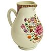 18th Century Chinese Export Porcelain Hand Painted Cream Pitcher.