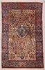Tabriz Prayer Rug: 4'8" x 7'3" (142 x 221 cm)