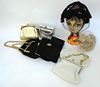 Two Vintage Hats And Eight Handbags