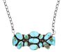 Navajo Jeff James Sonoran Gold Turquoise Necklace