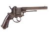 Unmarked European Pin Fire 12mm Revolver