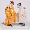 A Herend Porcelain Figural Group, The Farewell 