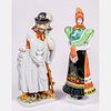 Two Large Hungarian Porcelain Figures