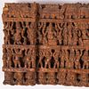  Indian Carved Teak Architectural Fragment