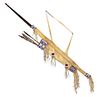 Circa 1870 Kiowa Beaded Bow, Arrow & Quiver Set