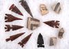 Obsidian Points & Acoma Pottery Artifact Shards