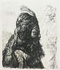 Rembrandt van Rijn (After) - Third Oriental Head