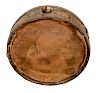 Confederate Arkansas 17th Regt Wooden Canteen with Inscribed Flag 