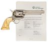 Factory Engraved Colt Single Action Army Revolver 