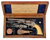 Factory Engraved Cased Colt Model 1849 Pocket Revolver, Marked R. Ratliff 
