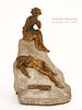 Summer Morning, A Rare CARL KAUBA Bronze Figurine Group
