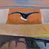 Arthur Richard DiMambro, Am. 1928-2016, "Solo Flight", Oil on board, framed