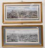 Three Framed Harper’s Weekly Hand Colored Lithographs