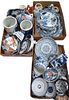 Three Tray Lots of Chinese Blue And White Porcelain