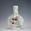 Famille rose 'TIAN QIU' vase, Qing Dynasty