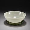 White jade worship bowl