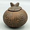 Cocle Snuff Jar - Panama, ca. 700 - 900 AD