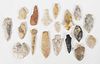 Arrowheads: (18) Pieces from Estate Collection