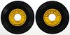 (2) ELVIS PRESLEY Sun Records 45 rpm