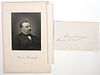 GROVER CLEVELAND Signed Card as President
