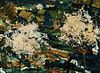 John R. Grabach, Am. 1886-1981, "May Blossoms", Oil on panel, framed
