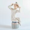 Girl with Bonnet 1001147 - Lladro Porcelain Figurine