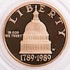 1989 United States Commemorative Gold $5 Coin