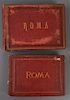 Antique Roma Tourist Photo Albums, Two (2)